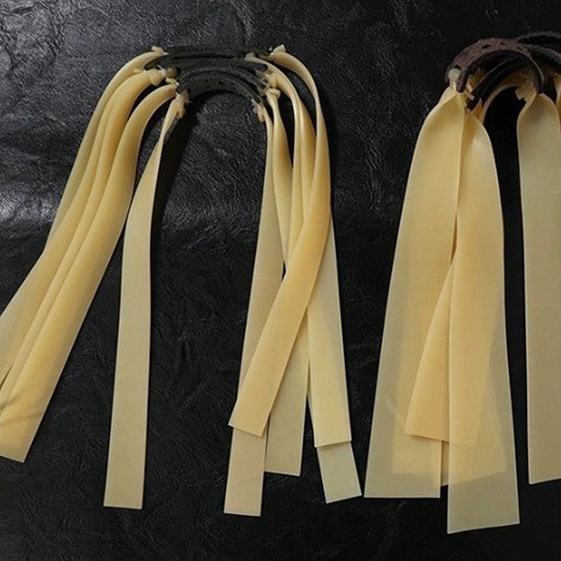 5Pcs Slingshot Hunting Flat Rubber Band High Elasticity Shooting Accessories