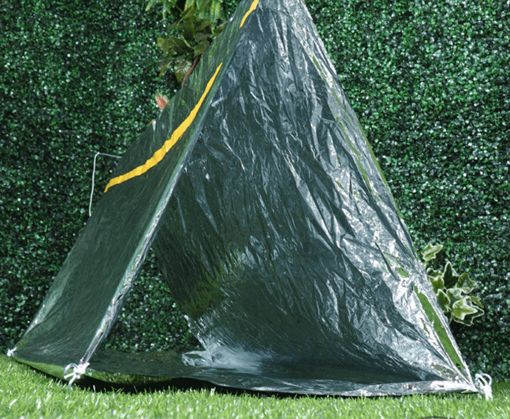Trailblazer Emergency Rescue Tent. Lightweight (8′ x 5′ fits 2 people) Free S&H.