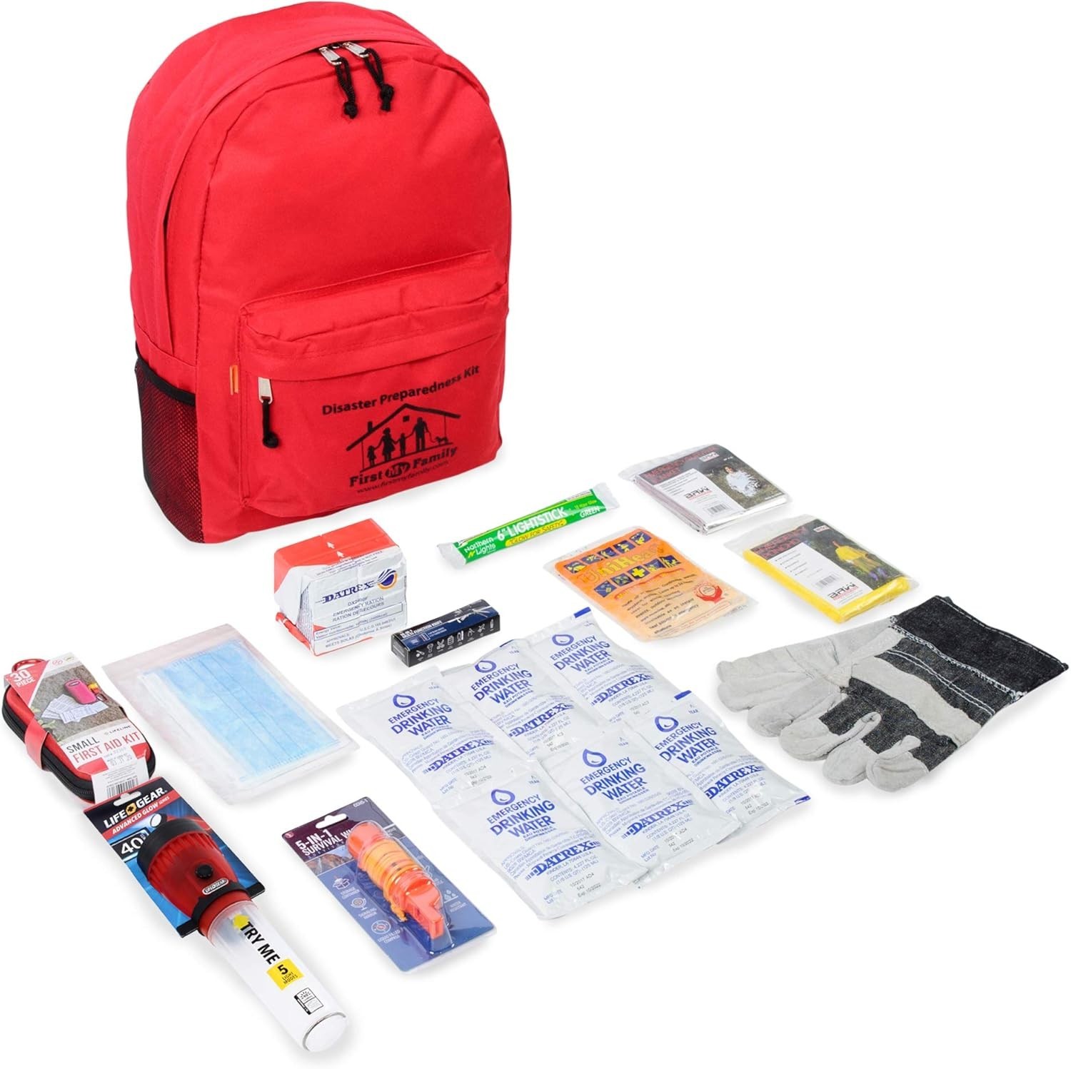All-in-One Premium 1-Person Emergency Survival Kit 72-Hour Survival Gear