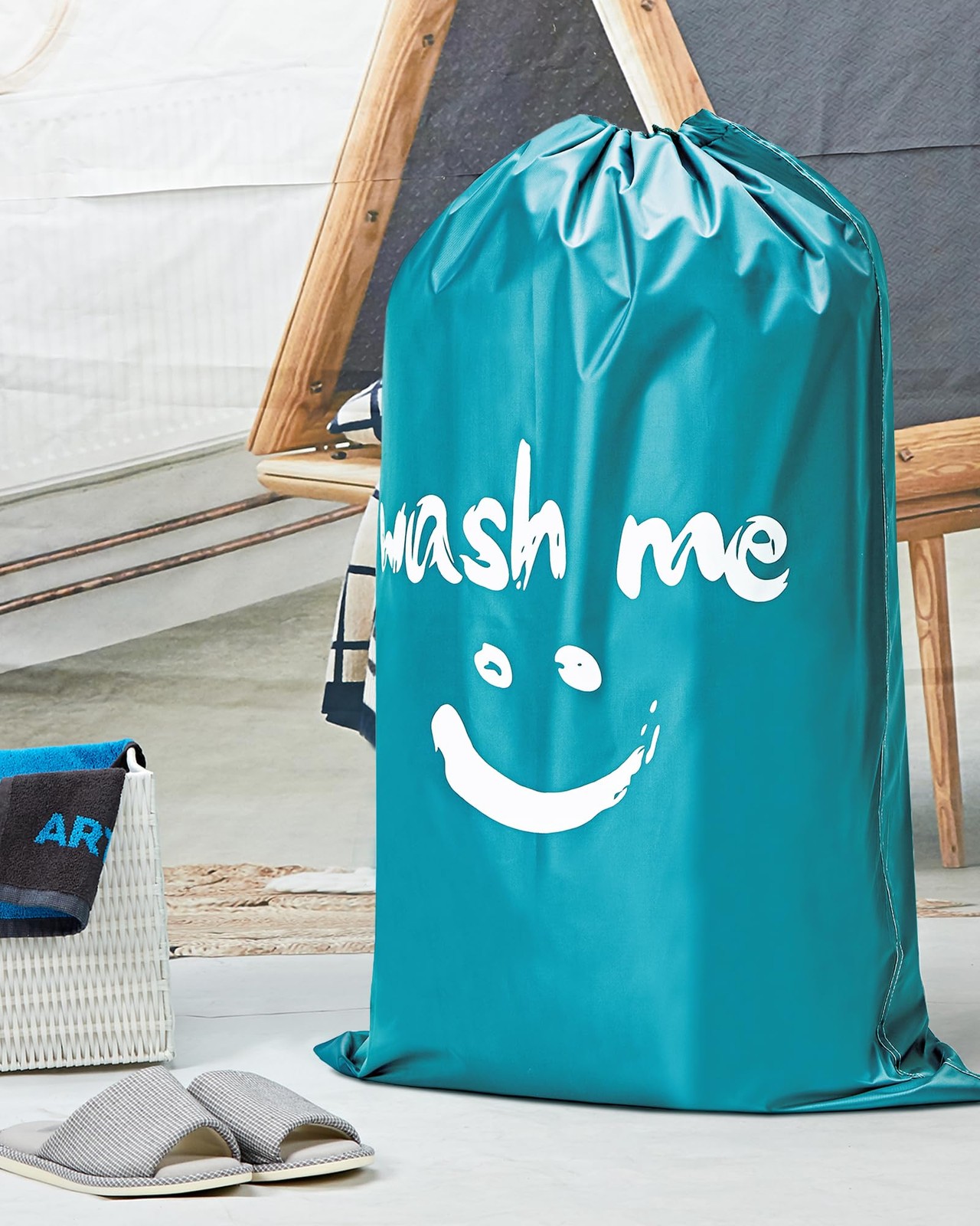 HOMEST 2 Pack XL Wash Me Travel Ⅰ- Me, (Ⅰ-Wash me)Gray & Sky Blue