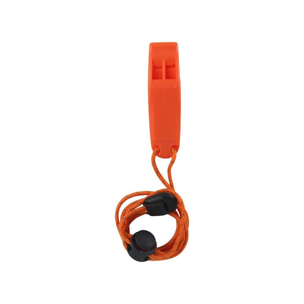 8PCS Lightweight Whistle Set with Reflective Lanyard for Hiking and Drills