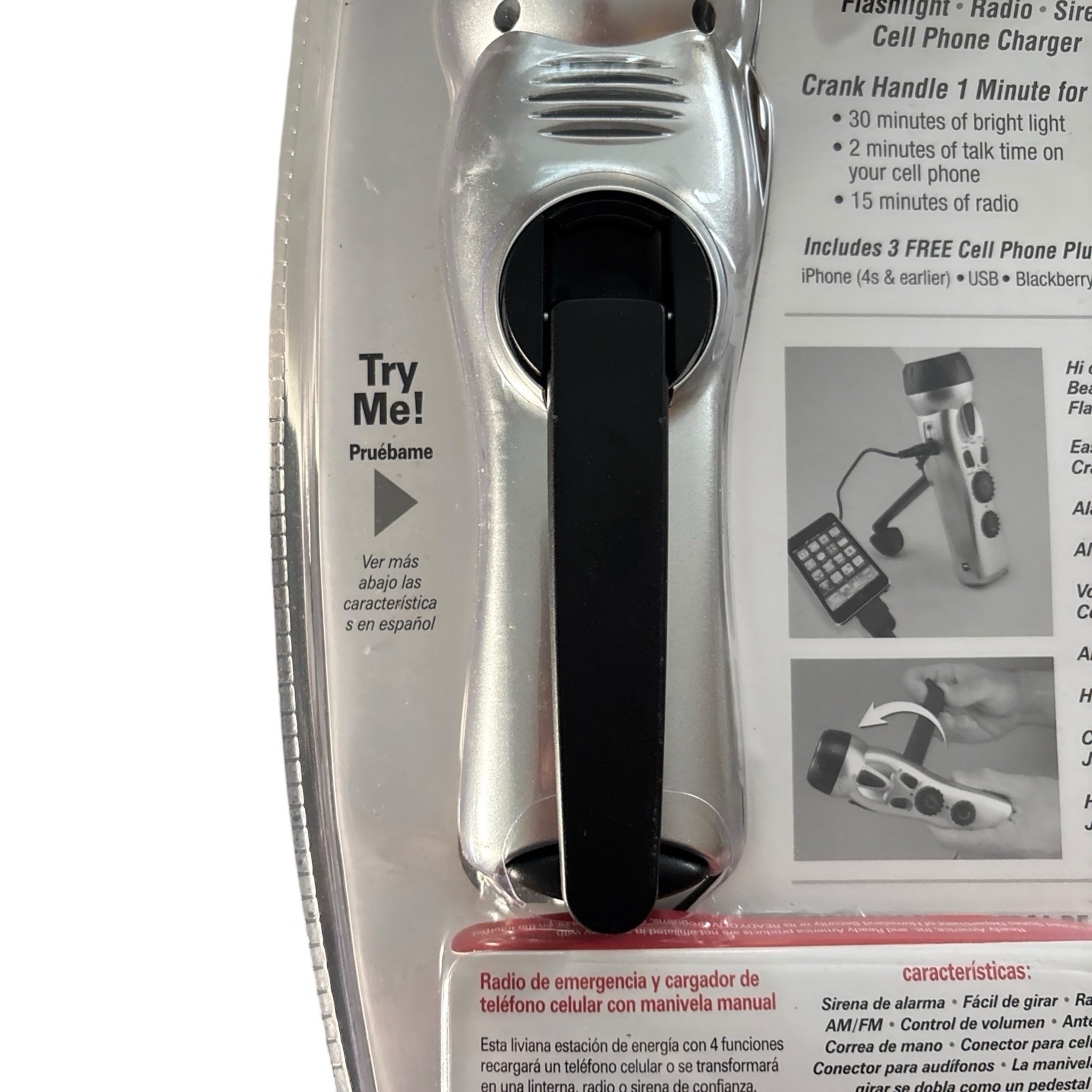 Ready America Emergency Power Station Flashlight Phone Charger Radio