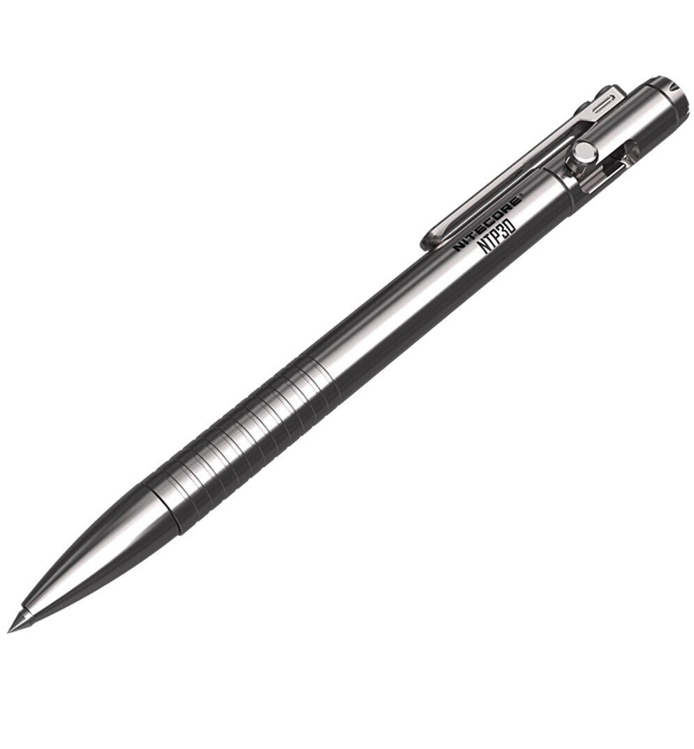 Nitecore NTP30 Titanium Bidirectional Bolt Action Tactical Pen
