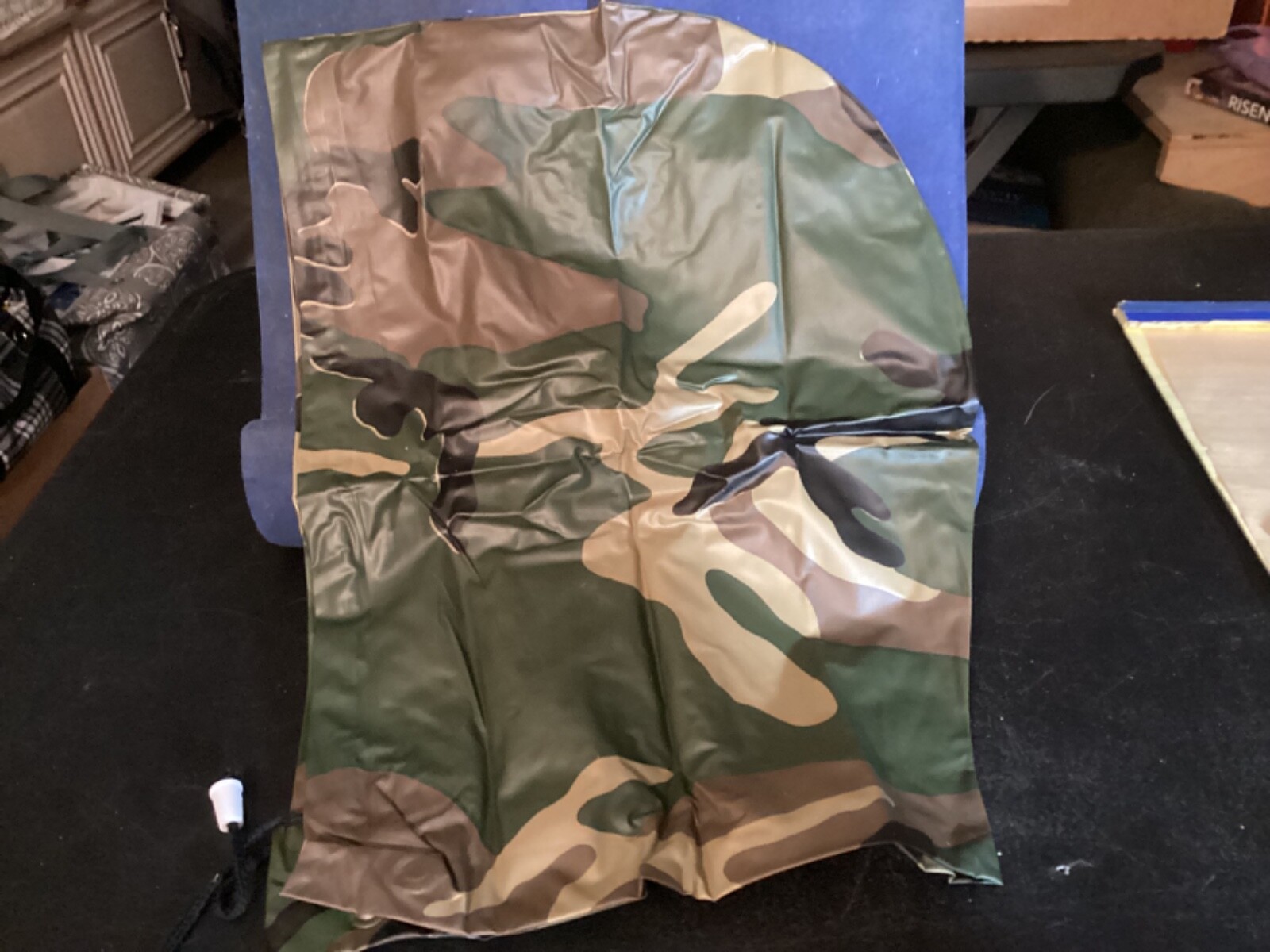 Fox Tact RS Ponco & Boon WD Camo Rain Gear Suit w/extra snap on hood