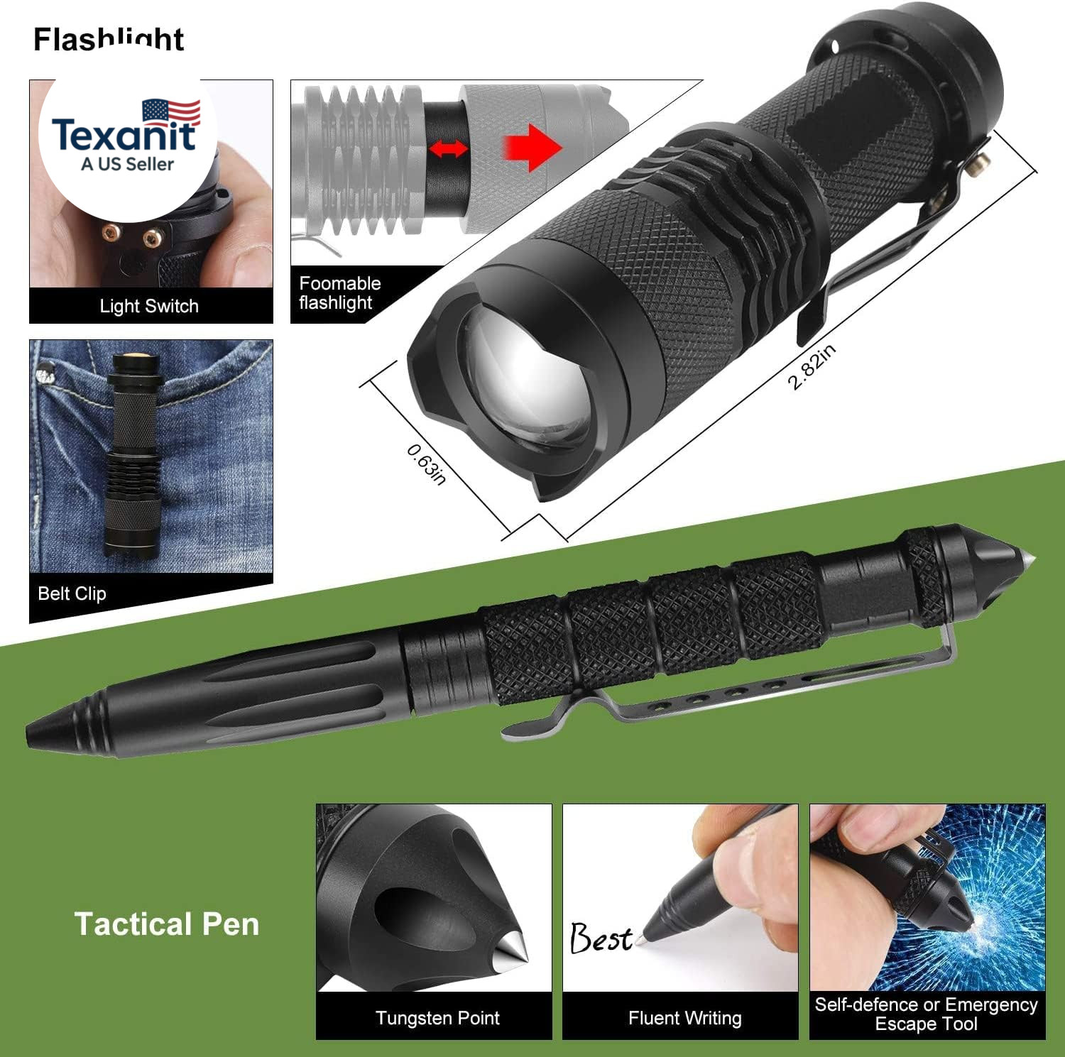 Survival Kit 17 in 1, Survival Gear and Supplies for Adult Teen Men, Survival Ca