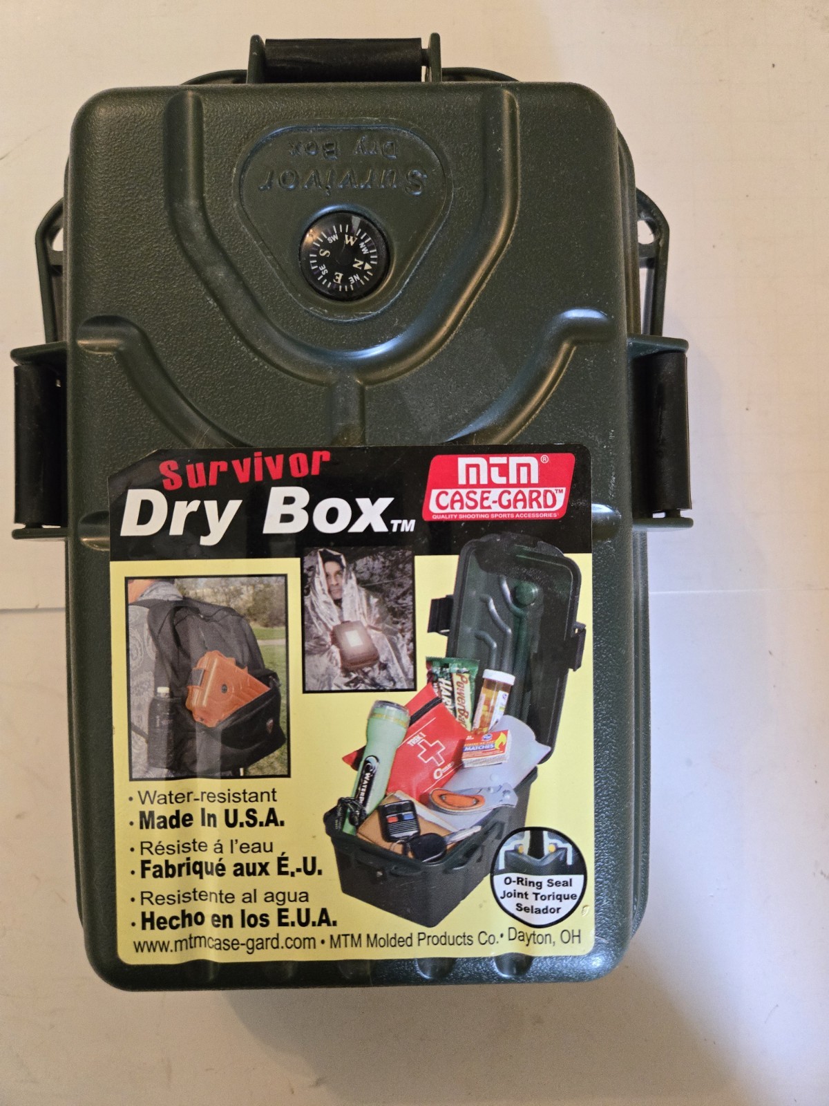 Survivor Dry Box MTM Case-Gard Small Water Resistant Storage Compass USA