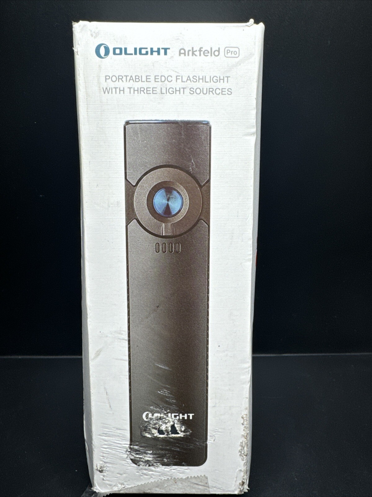 Olight Arkfeld Pro 1300 Lumen Rechargeable Flashlight with UV Light & Laser