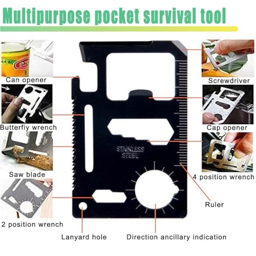 Pcs Mini Tape Measure Screwdriver Keychain Set – Multitool with Credit Card 24