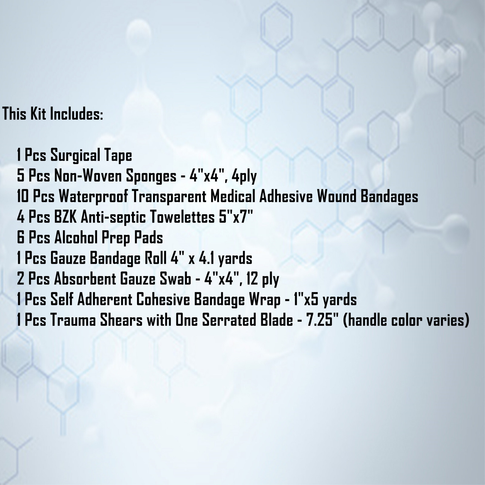 First Aid Kit Military IFAK Medical Supplies for Trauma Gear Preparedness-31 Pc