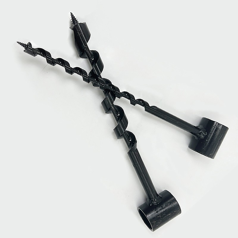 Outdoor Hand Drill Carbon Steel Manual Auger Drill Self-Tapping Wood Punch Tool