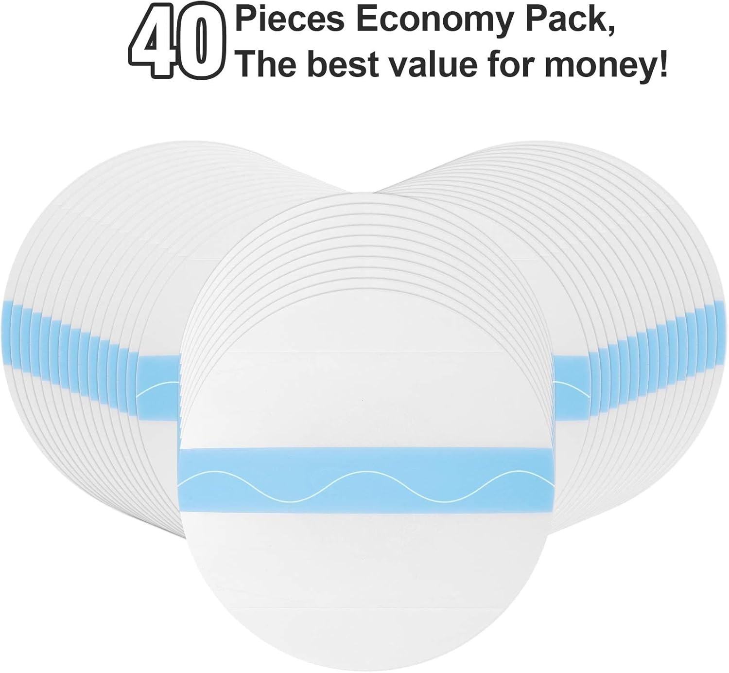 40 Count Libre 1/2/3 Sensor Covers – 15 Days Waterproof & No Center Glue