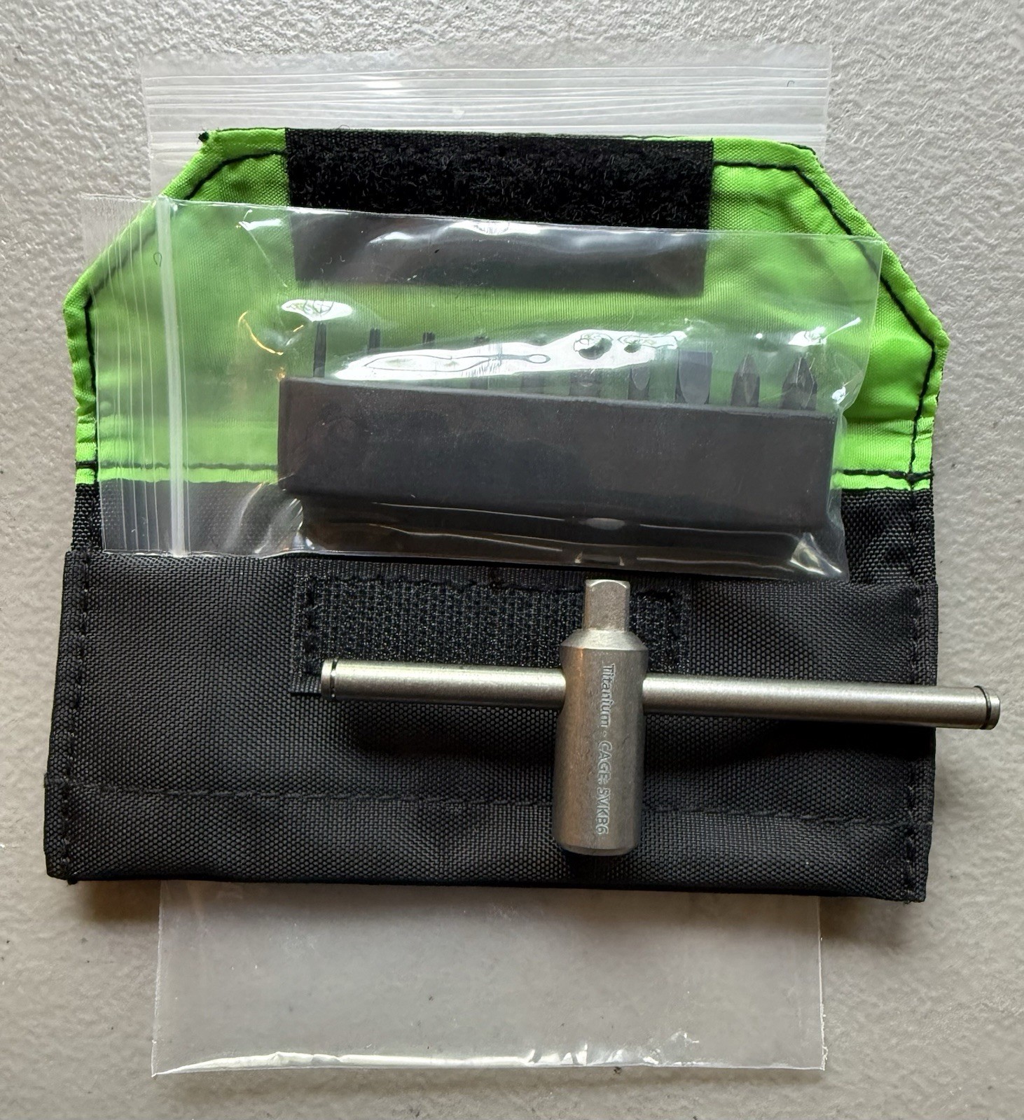 CountyComm Maratac Lot Aviation Screwdriver Titanium T Driver Grappling Hook EDC