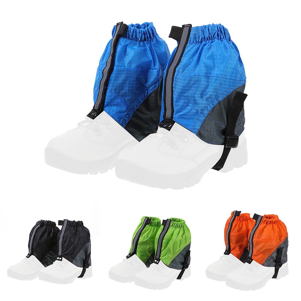 Leg Gaiters for Hiking Waterproof and Reflective Made of Nylon Material