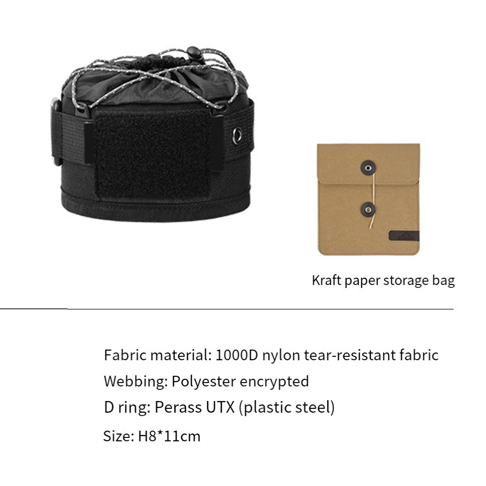 Stylish Gas Tank Cover Made of Wear Resistant Material for Camping Adventures