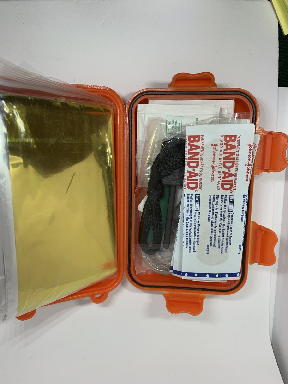 30 Piece Emergency Survival Kit Essential Bug out Bag Hurricane – Glove Compart