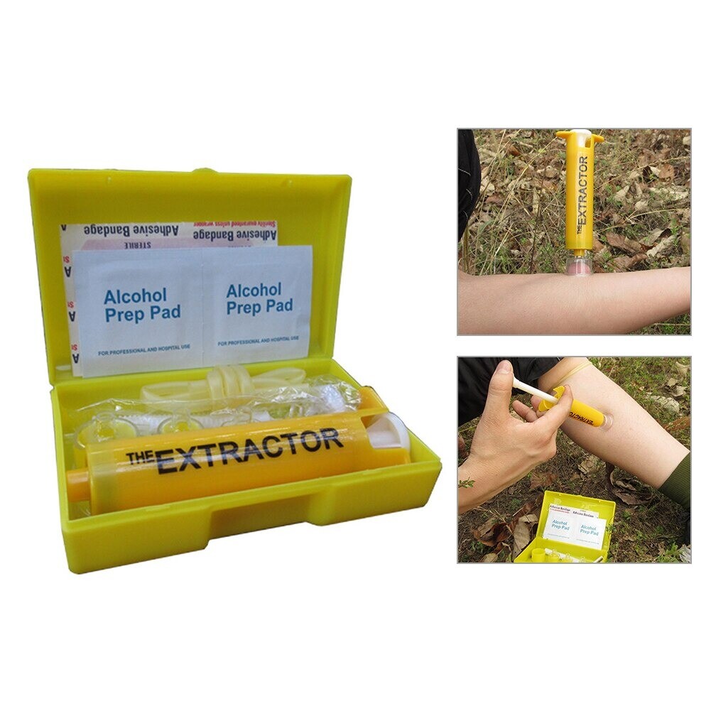 New Venom Poison Extractor Outdoor Bite Bee Snake Suction Survival Camping Tools