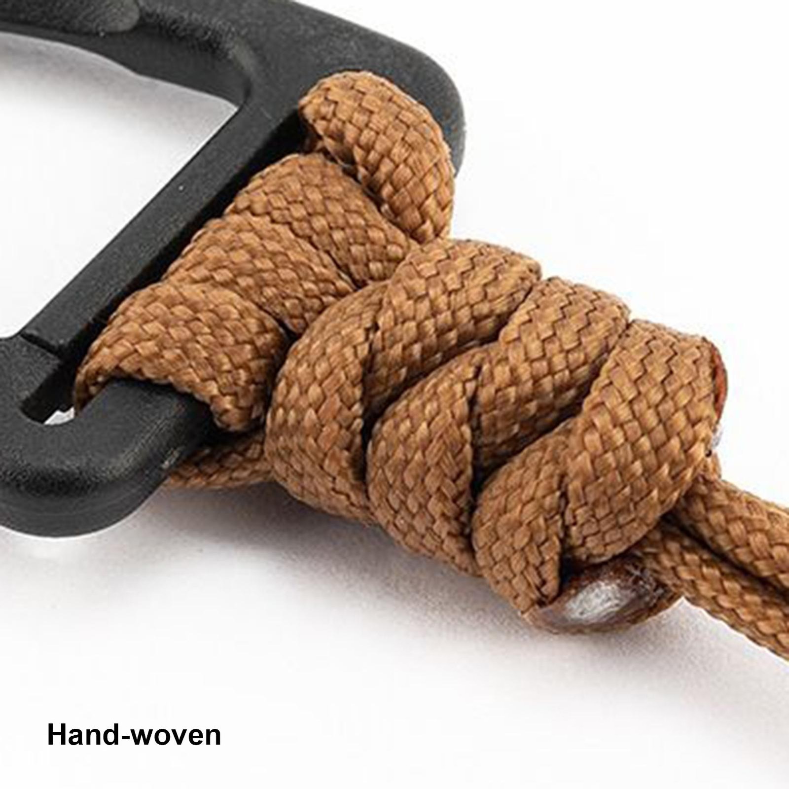 Bear Bells For Hiking Safety Ring Keychain Iron Camping Bell For Backpacking