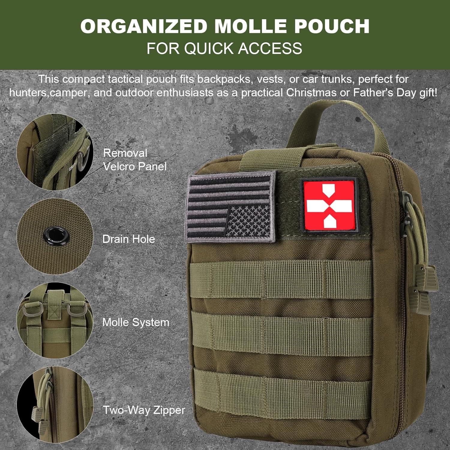 WINTER STORM Survival Kit, 150 PCS Survival Gear and Supplies Equipments