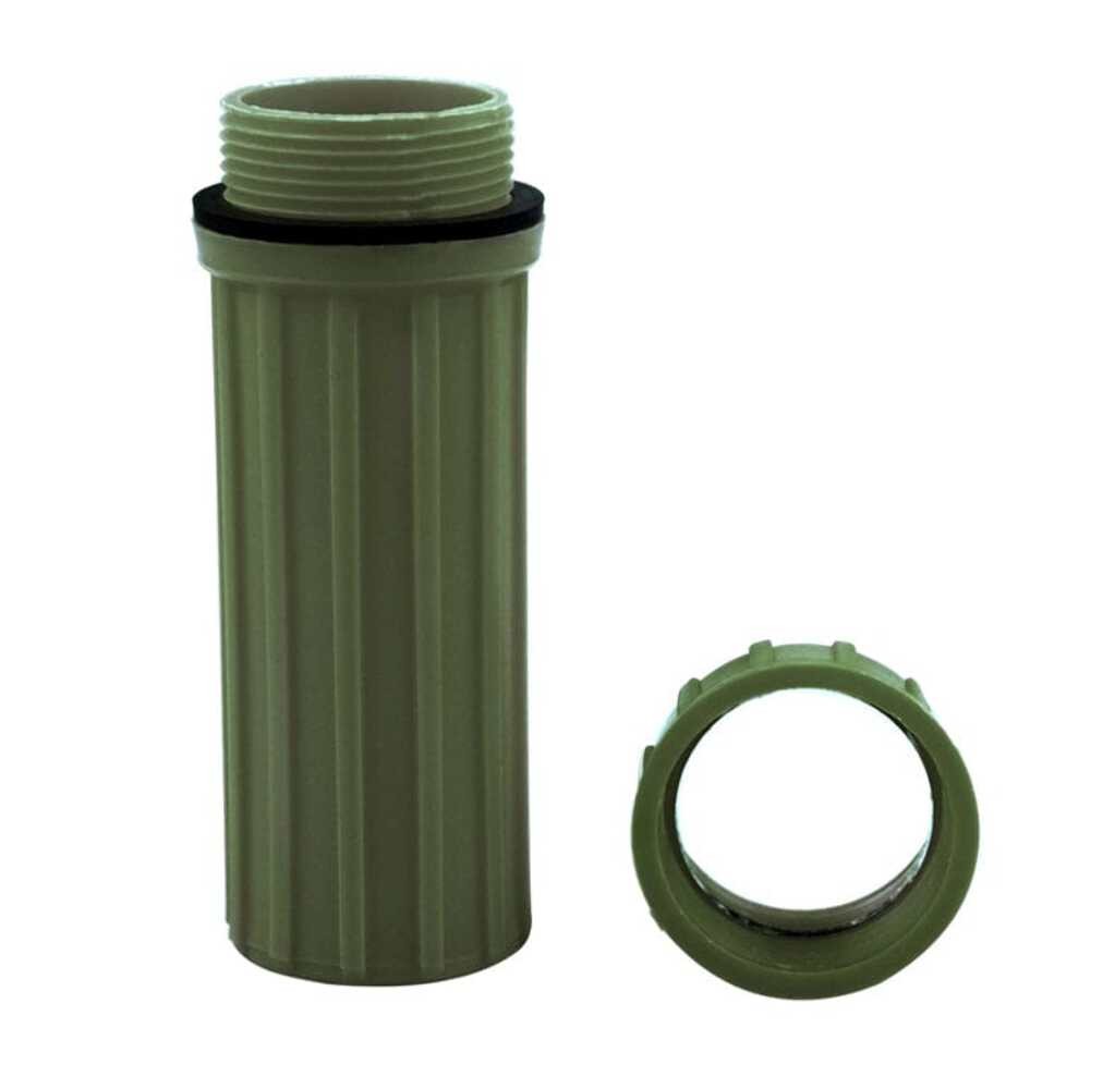 3-IN-1 Green Waterproof Match Storage Box Great For Storing Gold Nuggets!