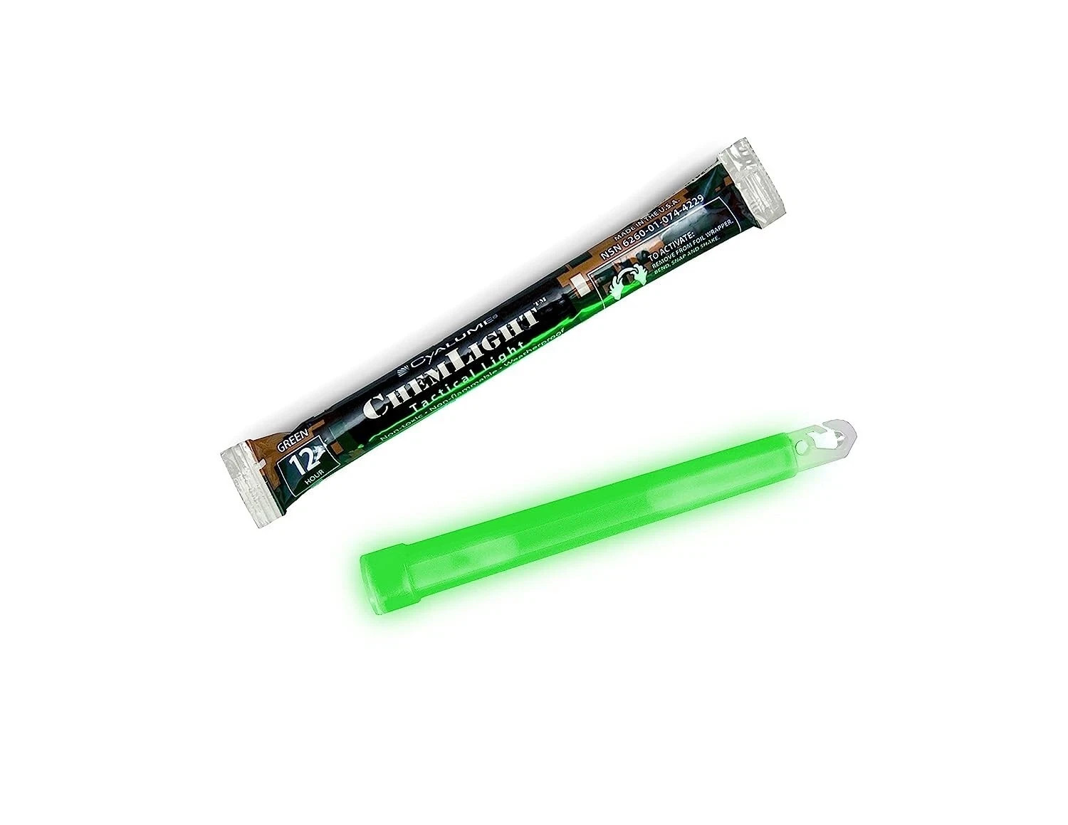 8 Pack Green 12 Hr Cyalume 6″ Lightstick Emergency Survival BOB PREPPER EXP 2027