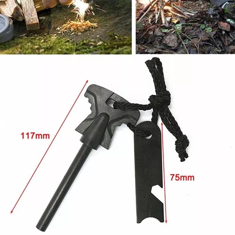 10 In 1 Outdoor Emergency Gear Survival Kit Camping Hiking Tactical Backpack US