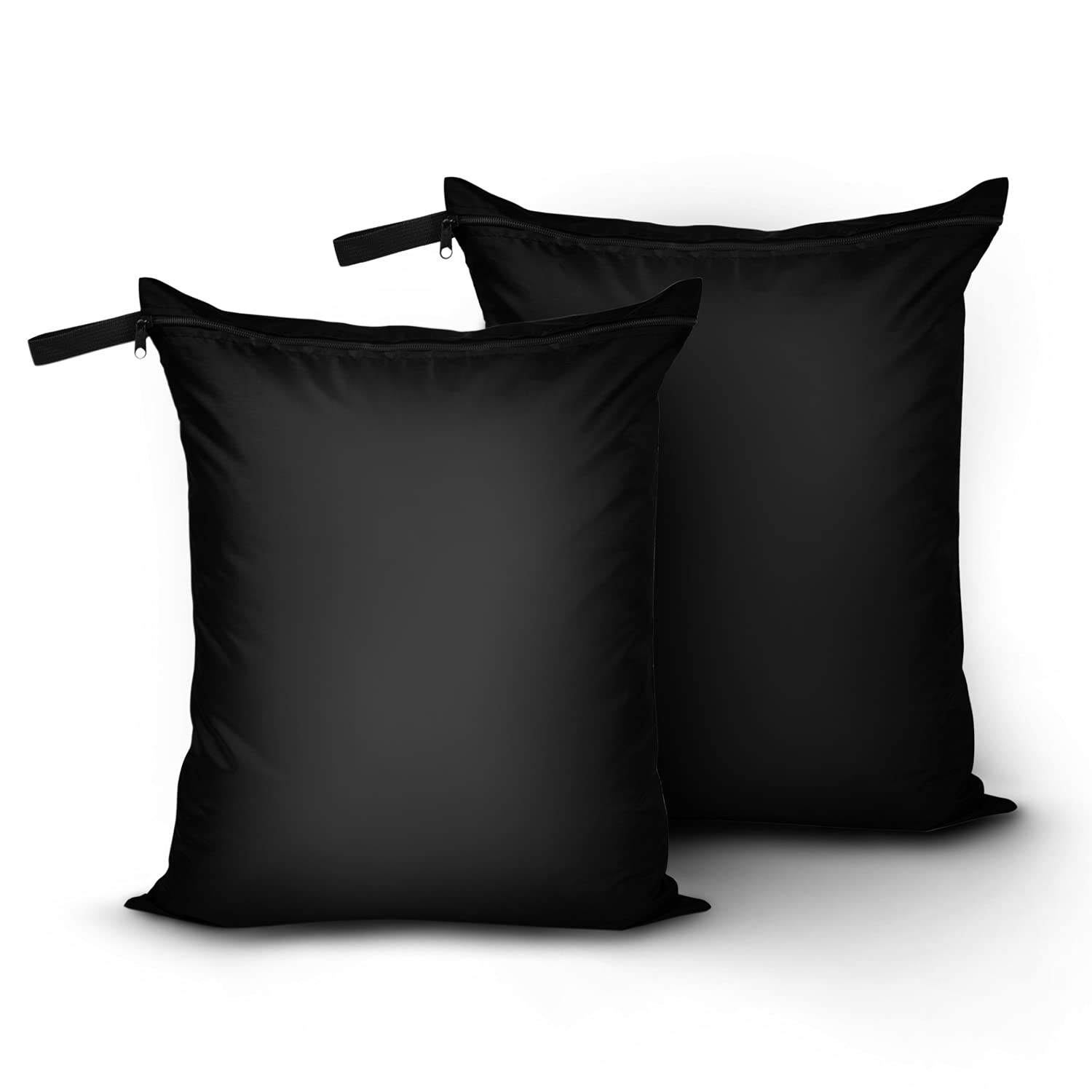 OTraki 2 Pack Laundry Bags 16×20 inch Wet Dry Bag for 16 x 20 inch, Black
