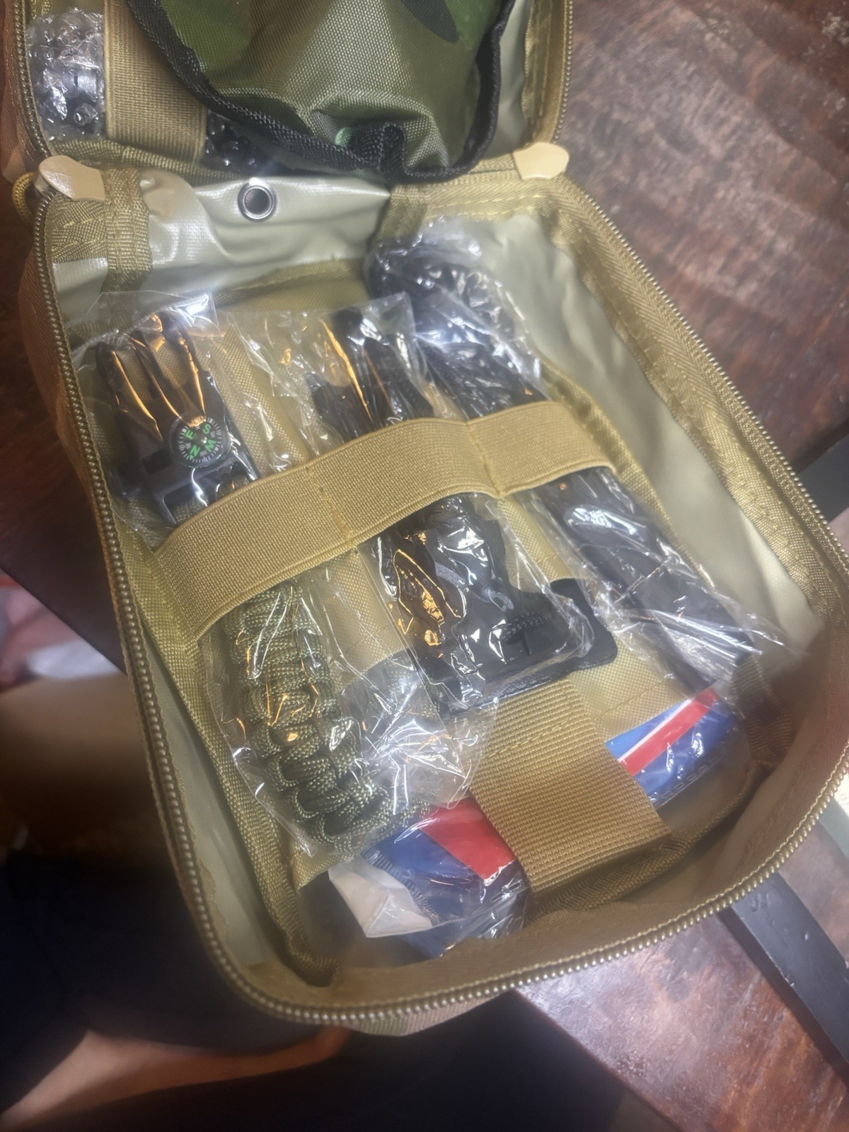 Tatical MOLLE-compatible First Aid IFAK Pouch Brand New! COMPLETELY FILLED