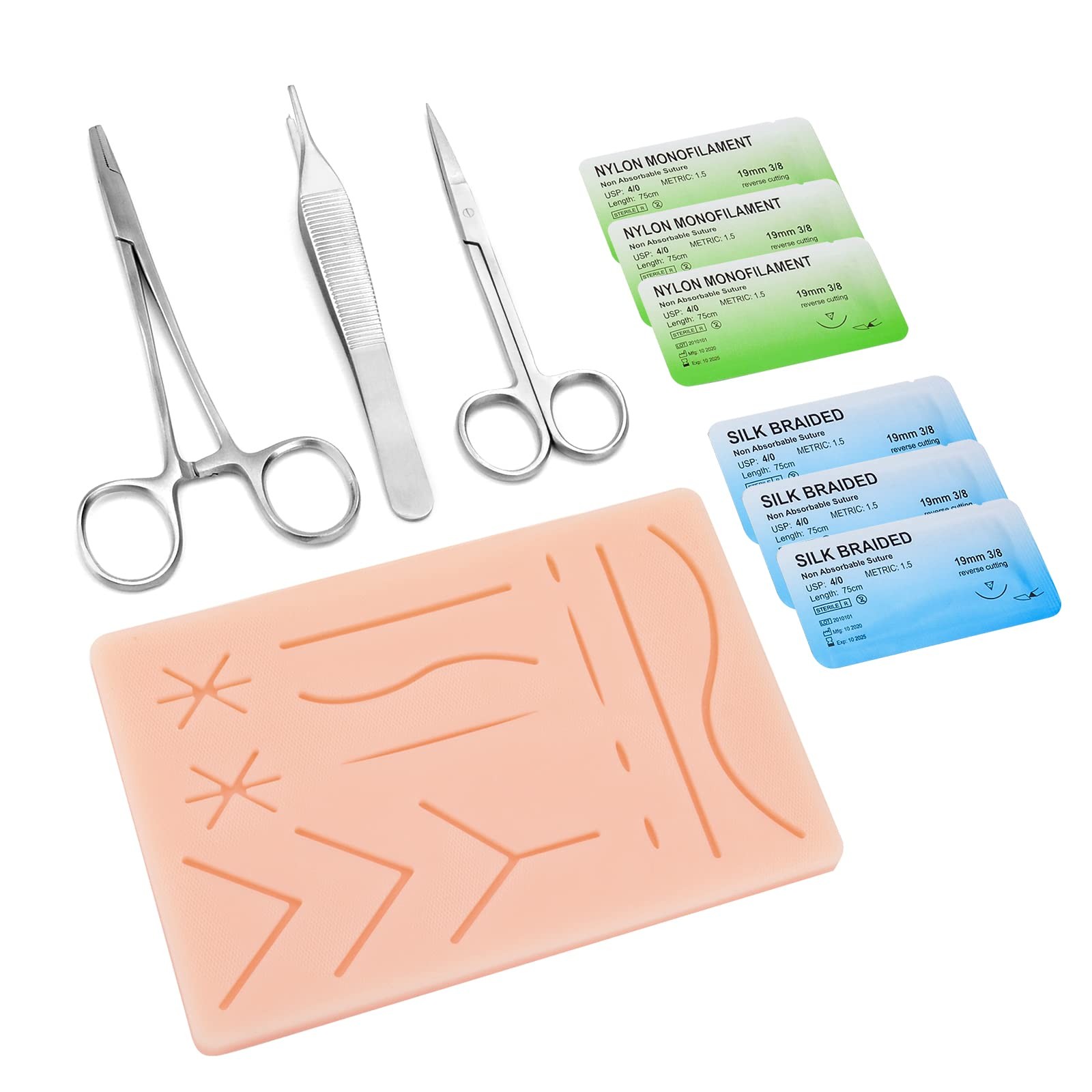 Ultrassist Suture Practice Kit for Medical and Vet Students, Starter Suture…