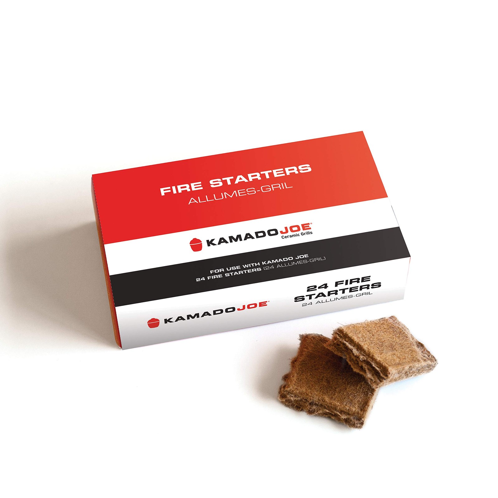 Kamado Joe Pure Paraffin All-Natural Odorless Wax Cube Fire 24-count, Color