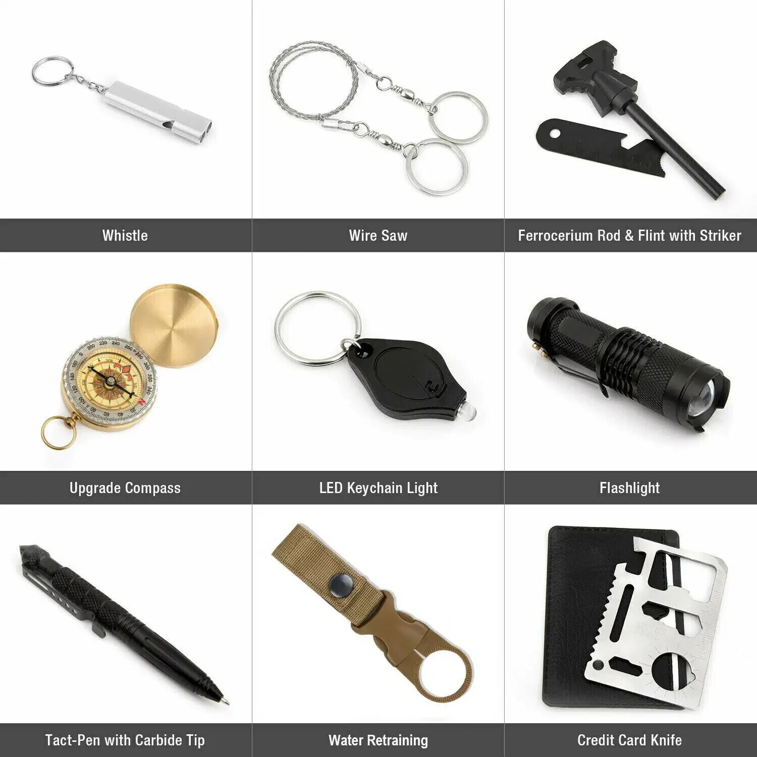 Emergency Survival Gear Kit Camping Survival Gear Kit Camping Tactical