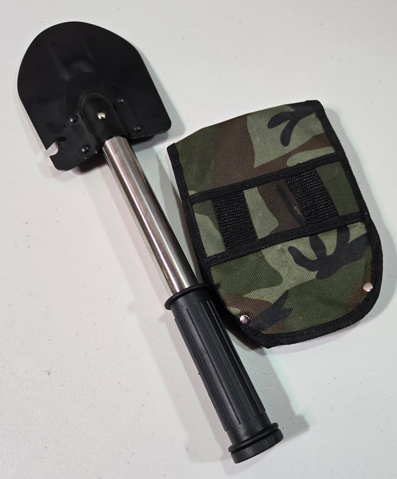 Emergency Backpacking Camping Hiking Knife Shovel Saw Gear Kit with Cover