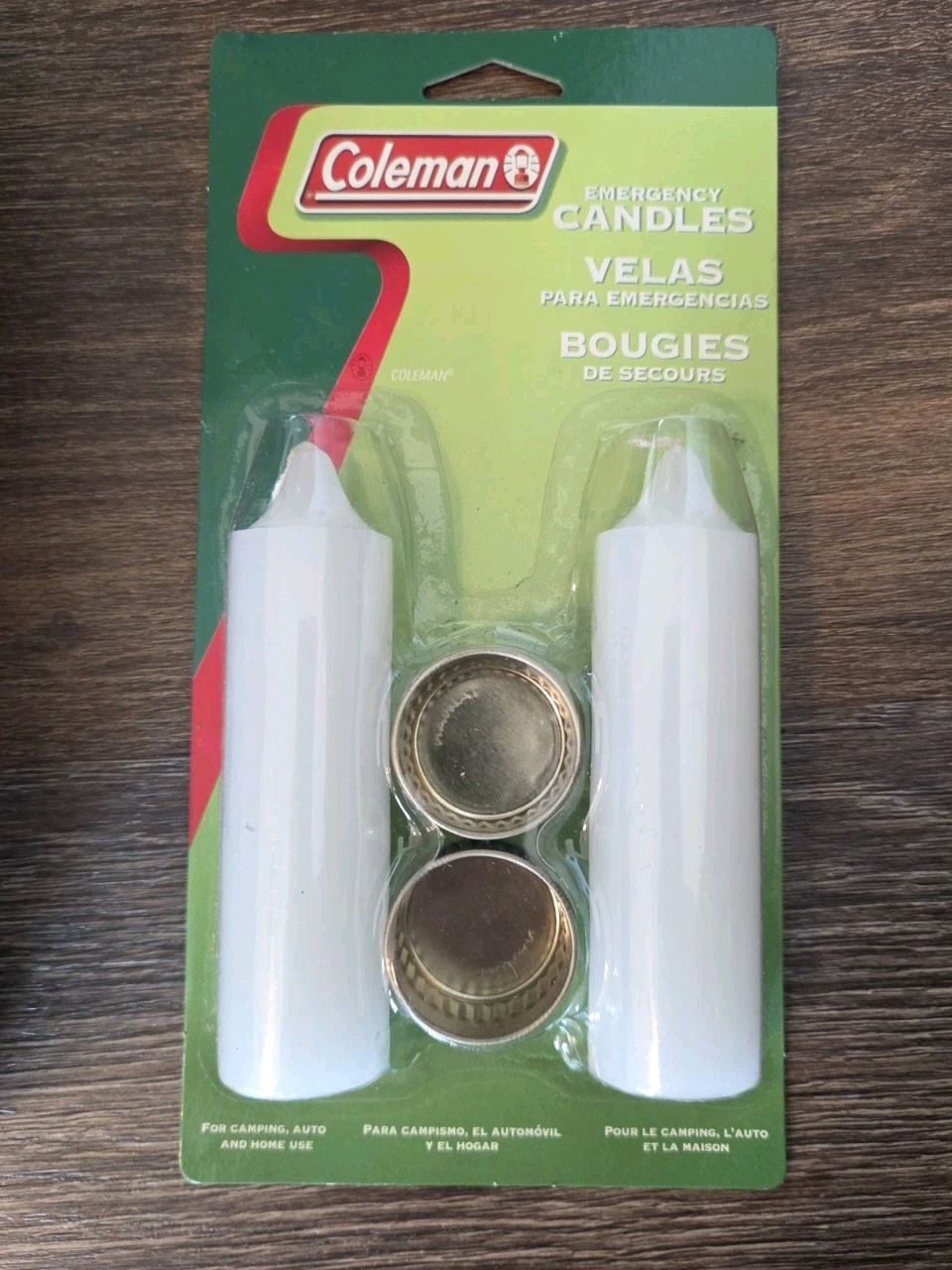 Coleman Storm Emergency Survival Kit & Extra Candles Whistle Ponchos