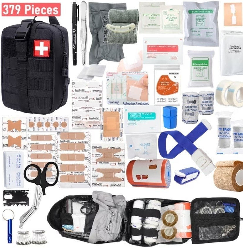 Survival Emergency Backpack – Complete First Aid Kit – Emergency Trauma IFAK