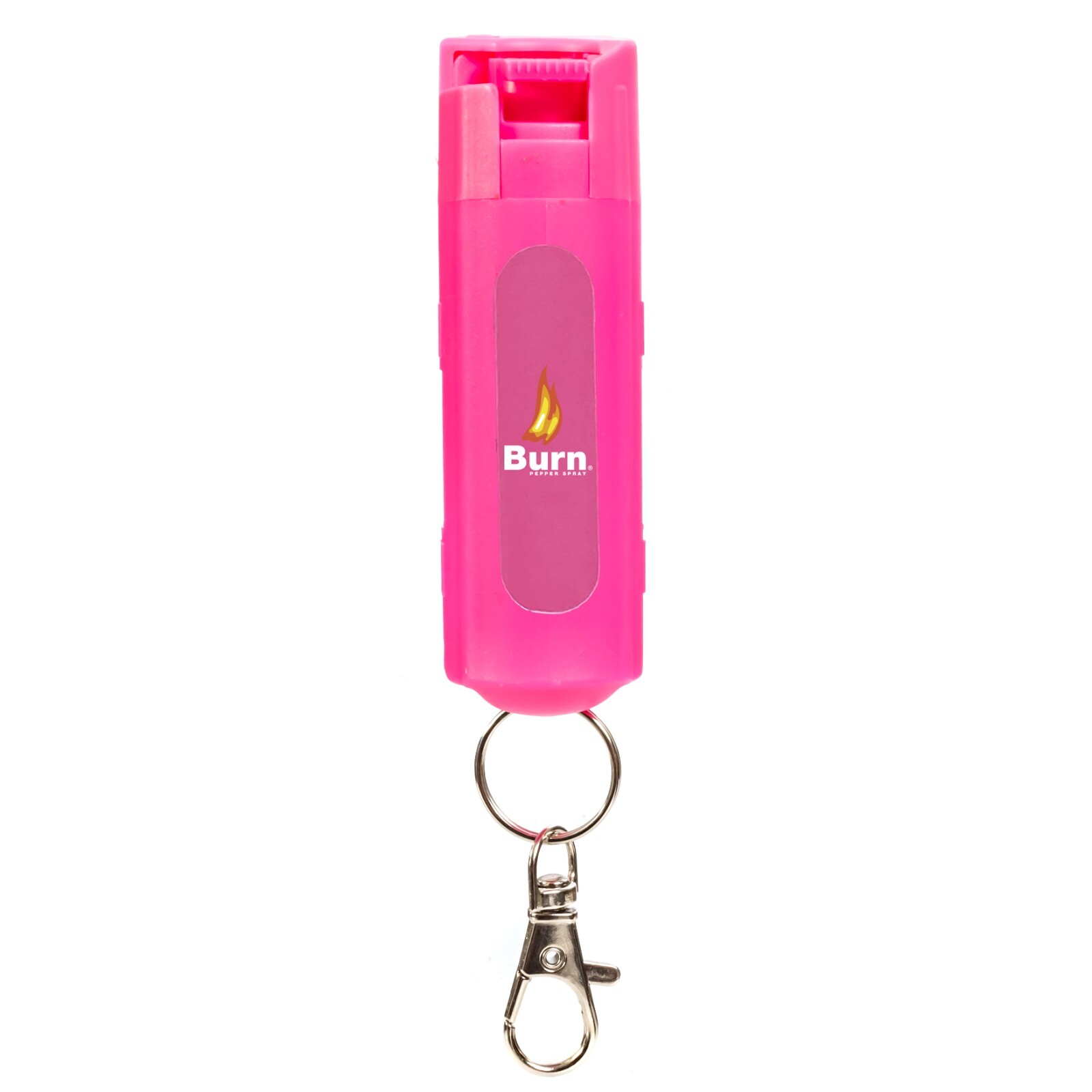 2 Pack Burn Pepper Spray for Self Defense Max Strength in Pink Keychain Cases