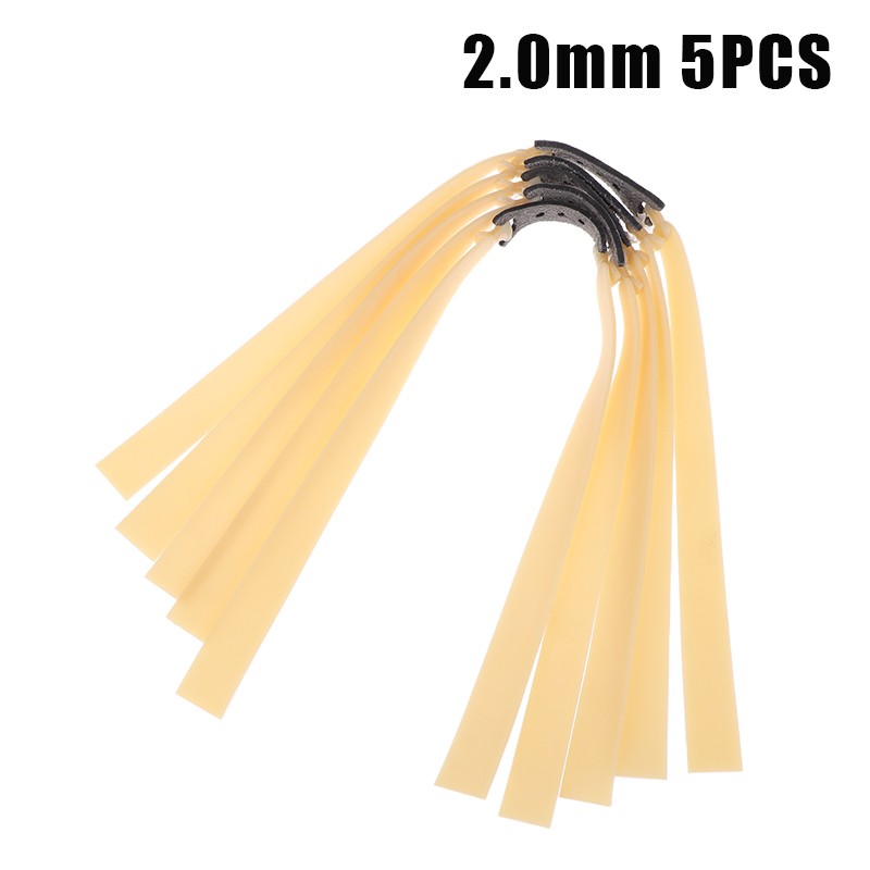5Pcs Slingshot Hunting Flat Rubber Band High Elasticity Shooting Accessories