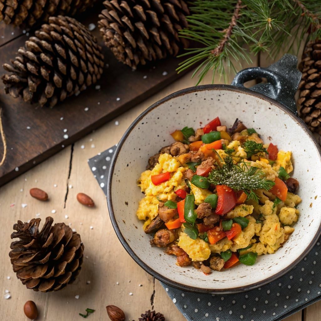 Mountain House Veggie Chorizo Breakfast Scramble | 6 Pouches, Blue
