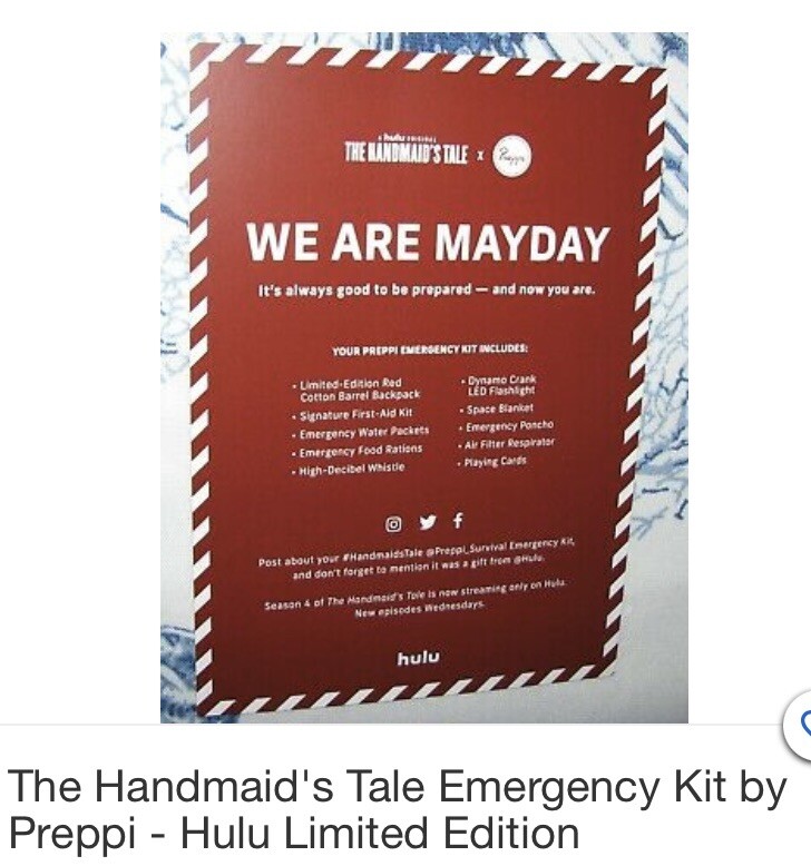 The Handmaid’s Tale Emergency Kit by Preppi – Hulu Limited Edition