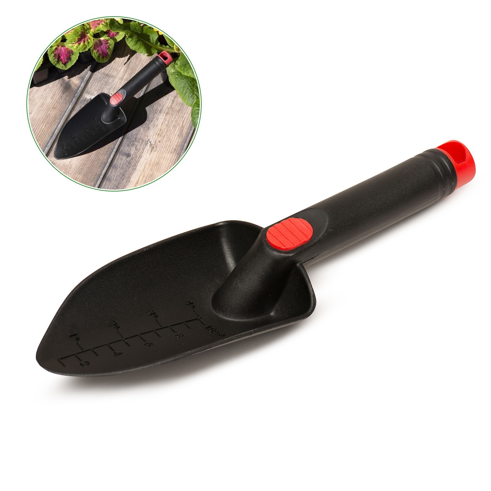 11″ Black Nylon Plastic Durable Camping Backpacking Gardening Shovel Trowel