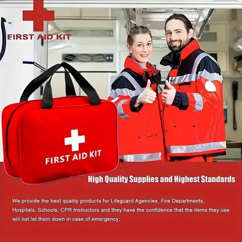 Portable First Aid Kit Small/large for Camping Hiking Hunting Emergency Use