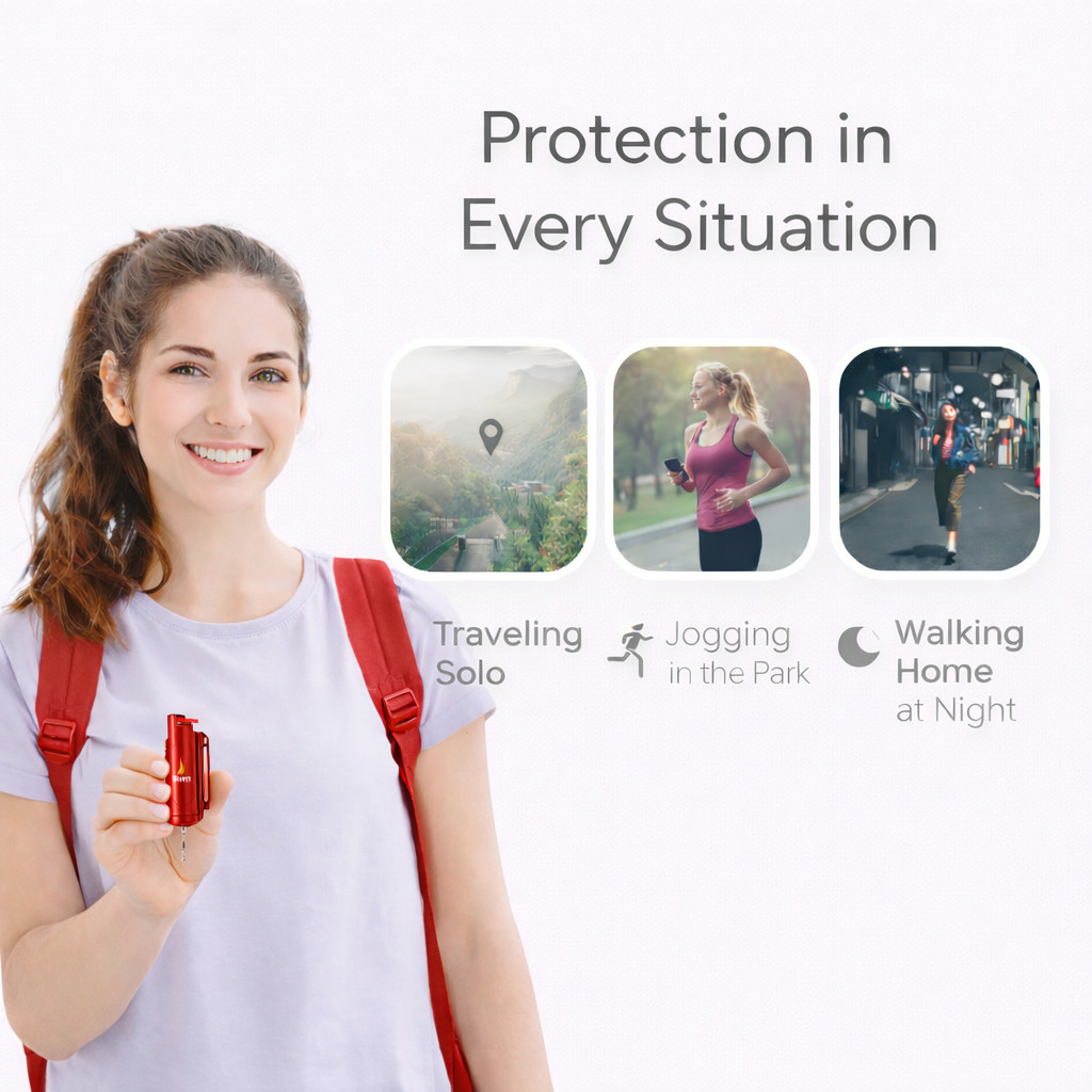2 Pack Burn Pepper Spray 1/2oz Police Strength Self Defense Security Red