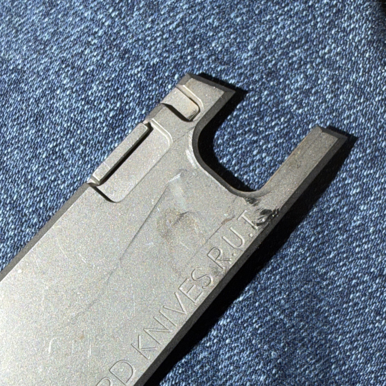 Rexford RUT One Of The First Generation Pieces. Titanium With KYDEX Neck Lanyard