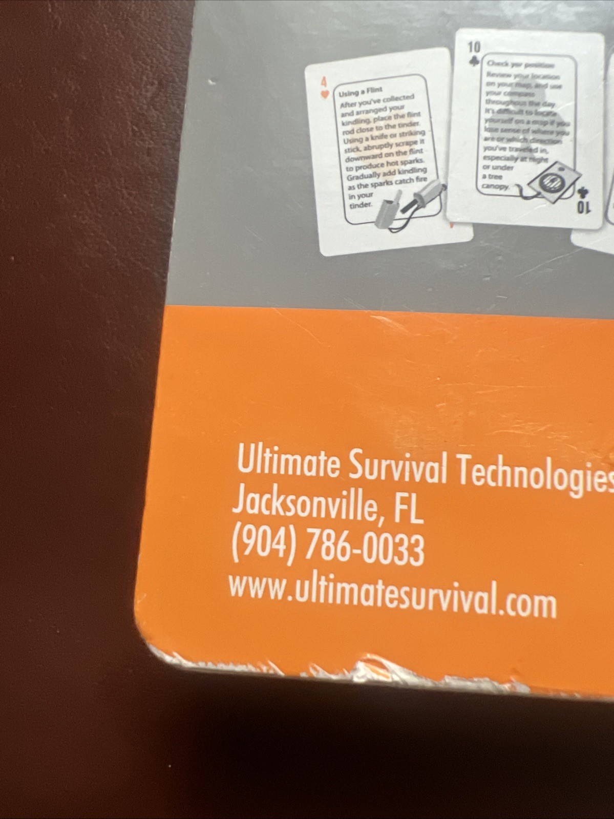 Playing Cards Survival Tips Ultimate Survival Gear PLASTIC CASE Prepping Prepper