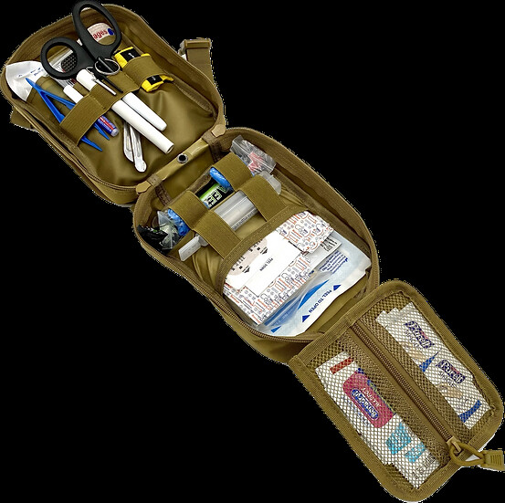 Wilderness IFAK Trauma Kit-Survival-Bug Out Bag Preparedness-Medical NAR CAT