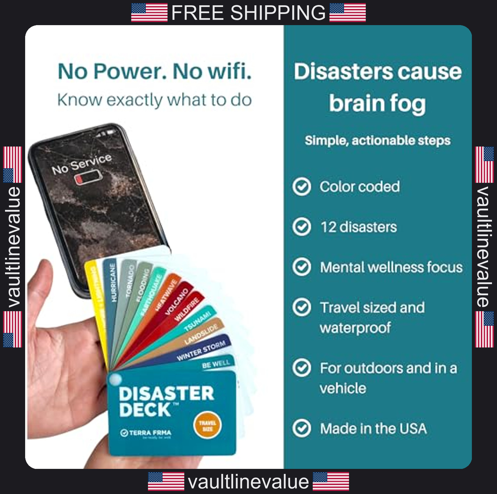 Disaster Guide Emergency Preparedness Kit Waterproof Wildfire Earthquake