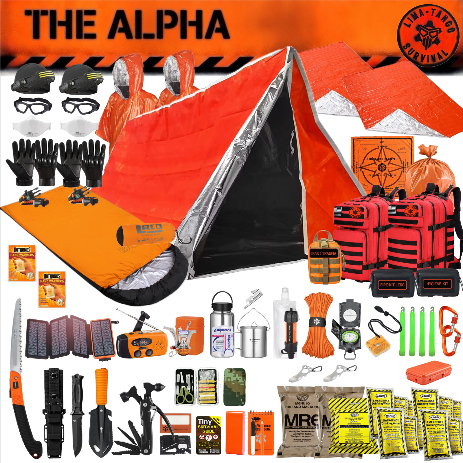 Emergency Survival Kit / Bug Out Bag / Tactical Backpack