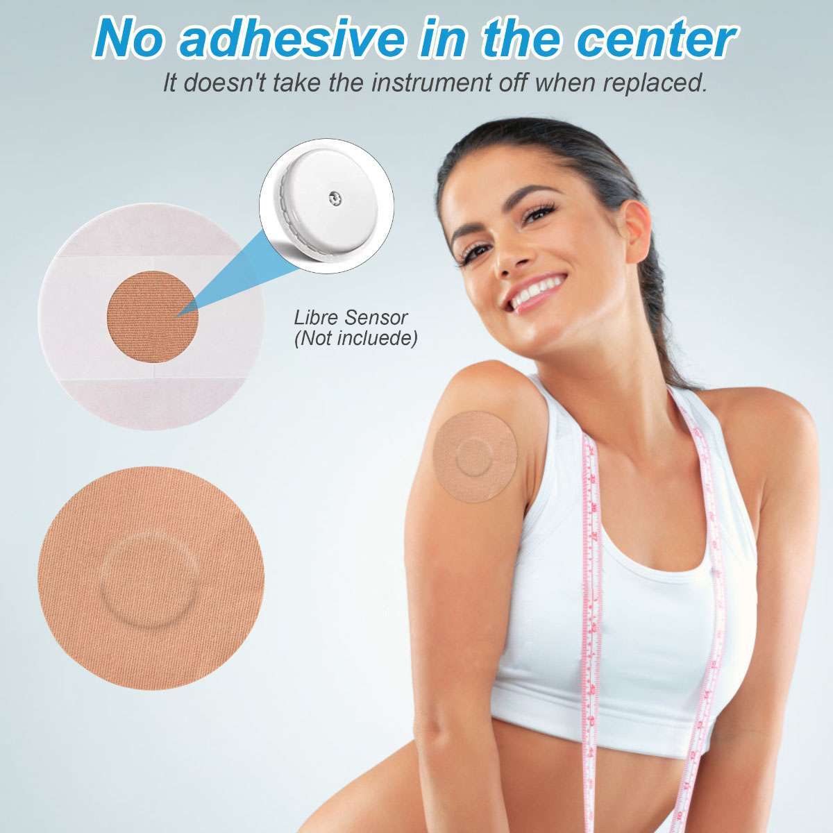 2-50 Packs For Freestyle Libre Sensor Covers Waterproof Adhesive Patches Sticker