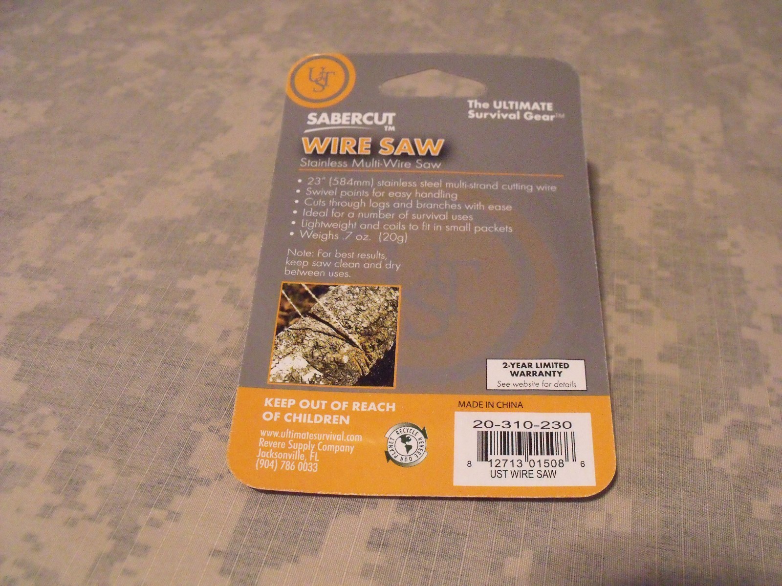 Ultimate Survival Technologies: Sabercut Wire Saw, Stainless Steel, UST