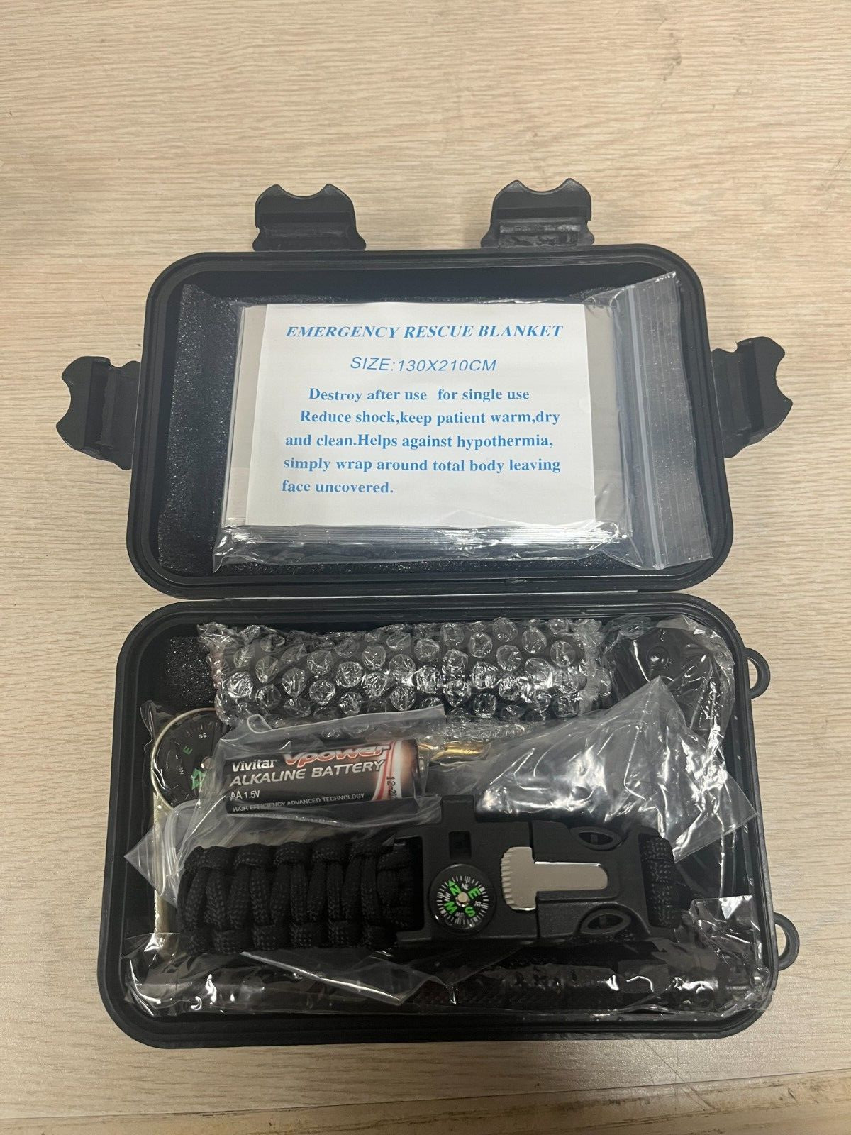 Survival Kit 13 in 1 Emergency Tactical Defense SOS Outdoor Camping Tools