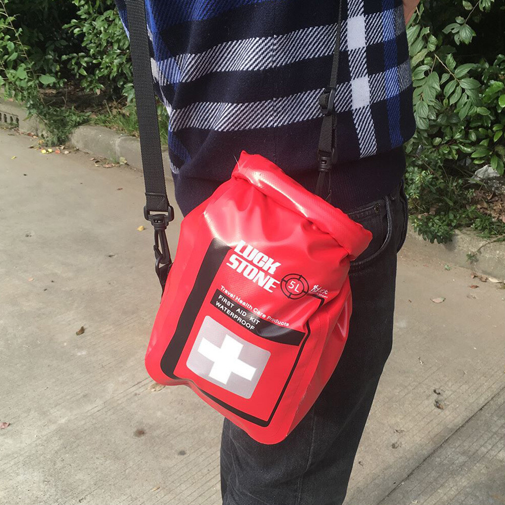 5L Waterproof First Aid Bag Emergency Kits Empty Travel Dry Bag Rafting Camping