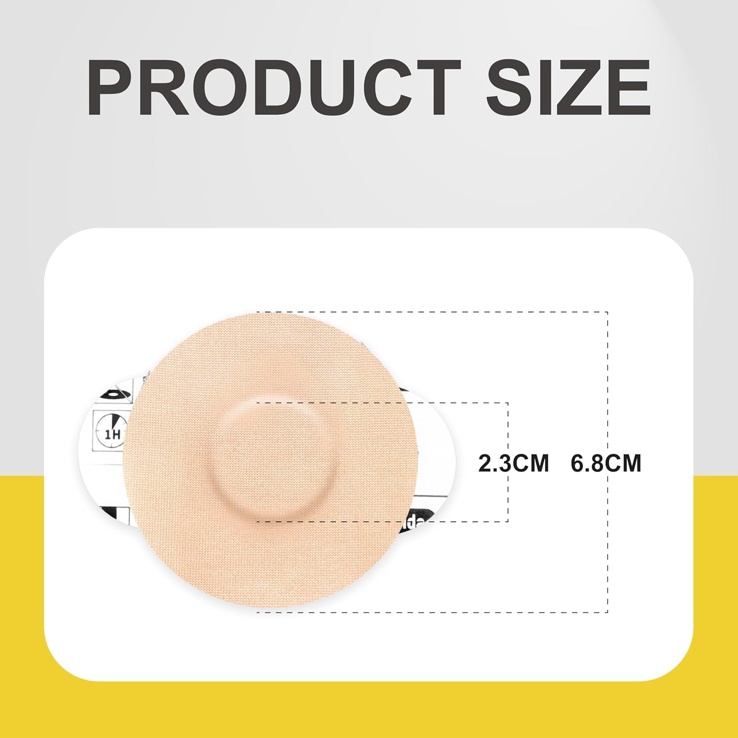 Freestyle Adhesive Patches 20 Pack, Sensor Covers for Freestyle Libre